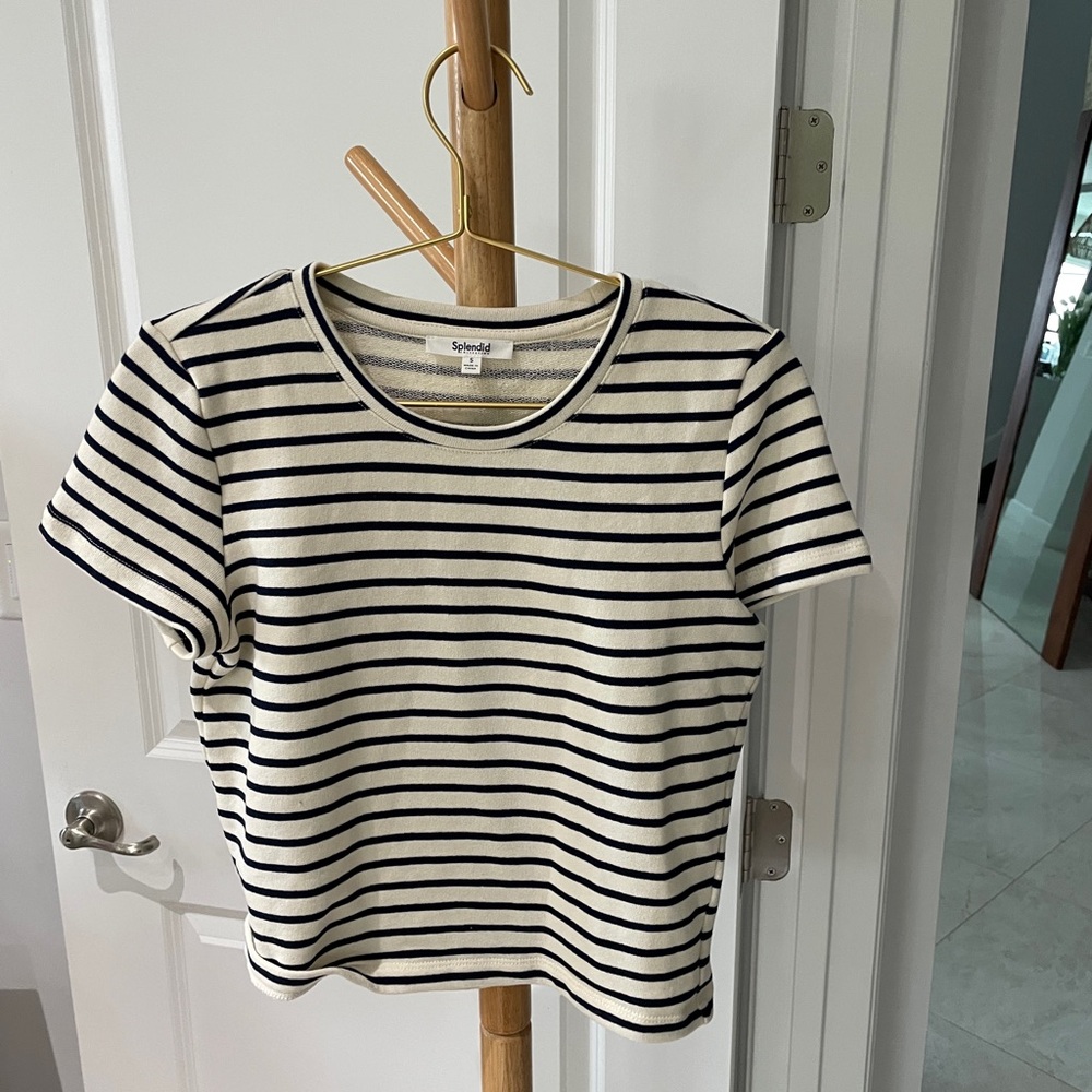 Whitney Stripe Tee Size Small